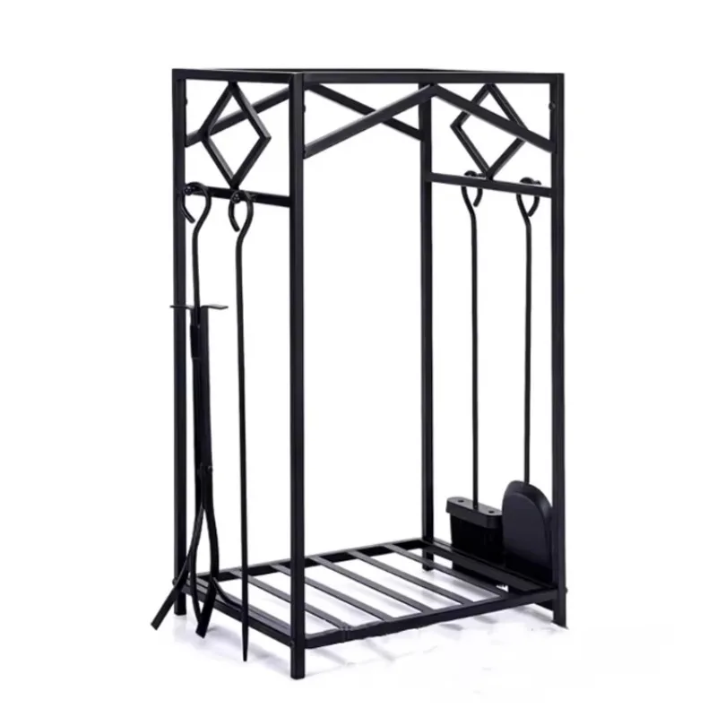 

Металлическая железная подставка для дров, набор мебельной фурнитуры для камина, металлическая стойка для хранения дров