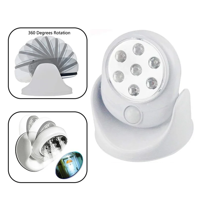 -AA95 360 Degree Rotating Sensor Light Corridor Light Door Light LED Night Light Home Place Human Body Induction
