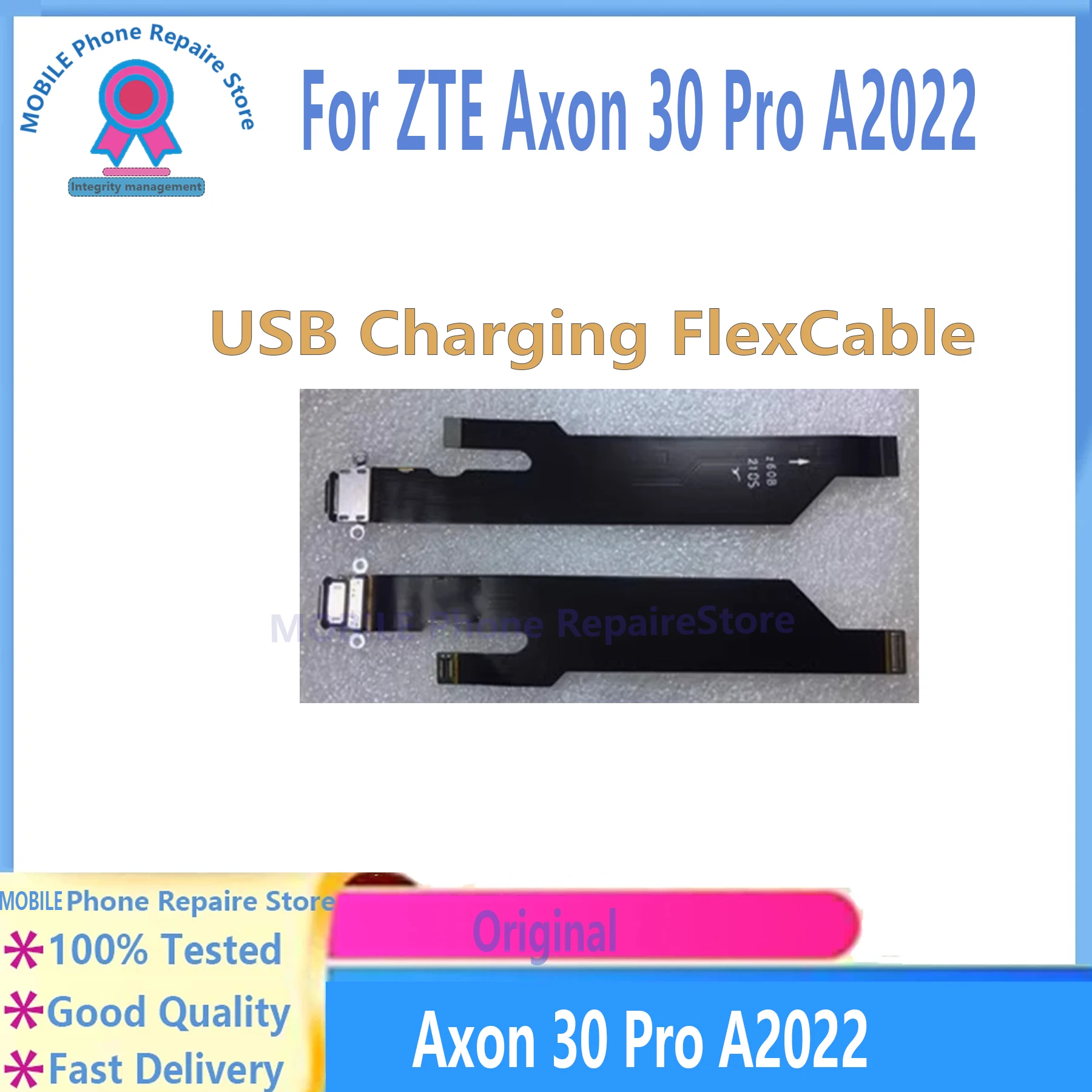 

USB Charging Port Board Flex Cable For ZTE Axon 30 Pro A2022 Charging Connector Repair Parts