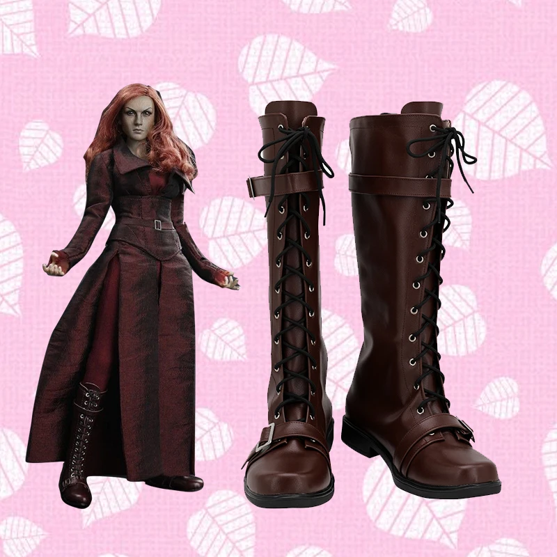 

X-Men Jean Grey Woman Phoenix Cosplay Shoes Boots super hero Halloween Carnival Party Boots