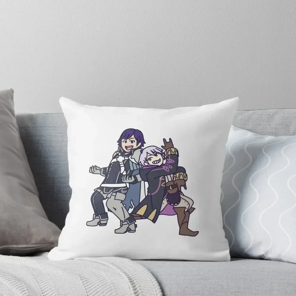 Chrom and Robin being cool Throw Pillow Pillow Case Christmas Custom Cushion pillow