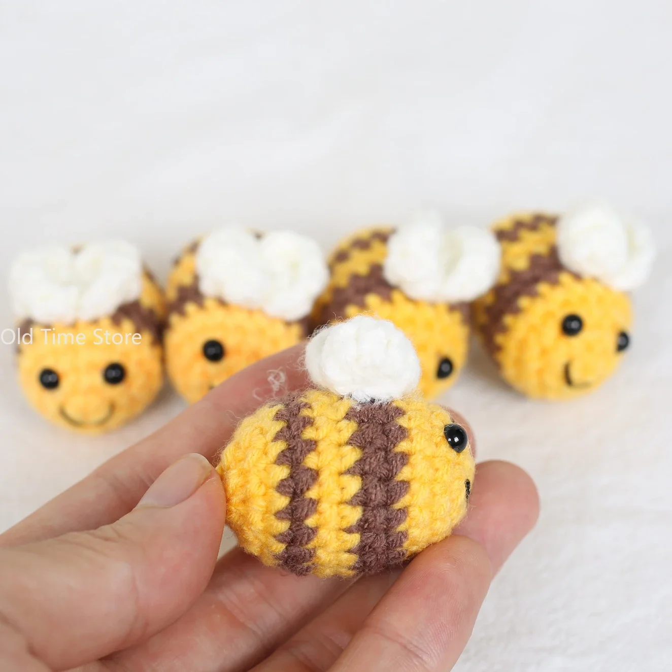 سلسلة مفاتيح منسوجة للنحل ، قلادة حلقة مفاتيح للنحل الصغير ، حداثة ، حامل مفاتيح ، هدايا مجوهرات للحفلات