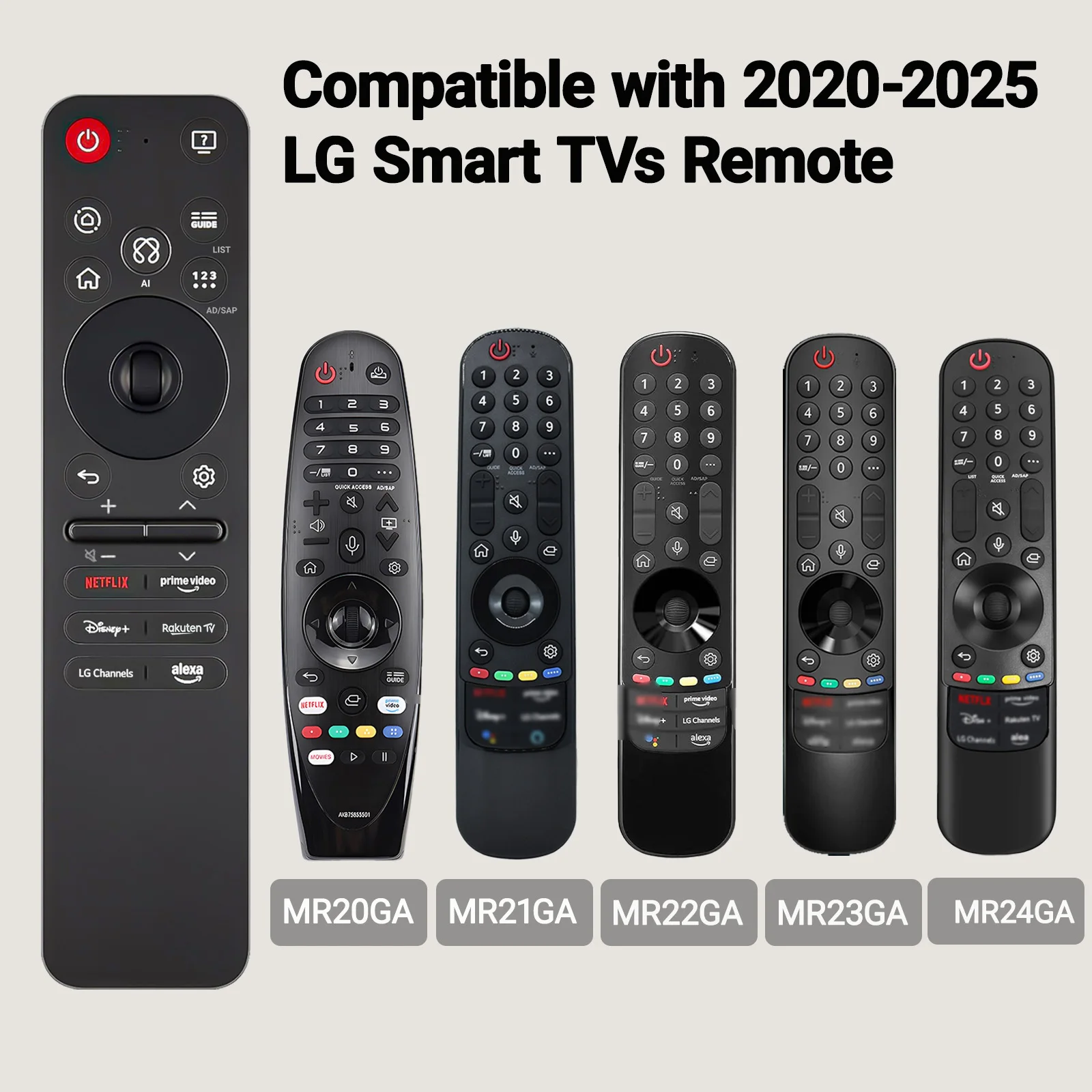 LG 60型液晶テレビ リモコン付 ユニバーサルボイスMR25GAマジックリモコン、2025年LGテレビ対応