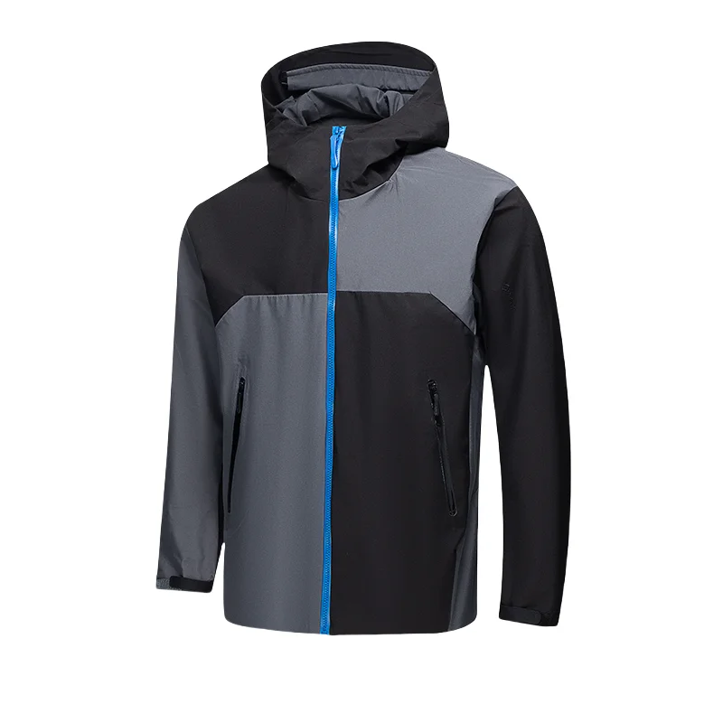 New Storm Jacket Outdoor Sports Camping Mountaineering Fashion Men's Windproof British Wind Hooded Simple Storm Jacket