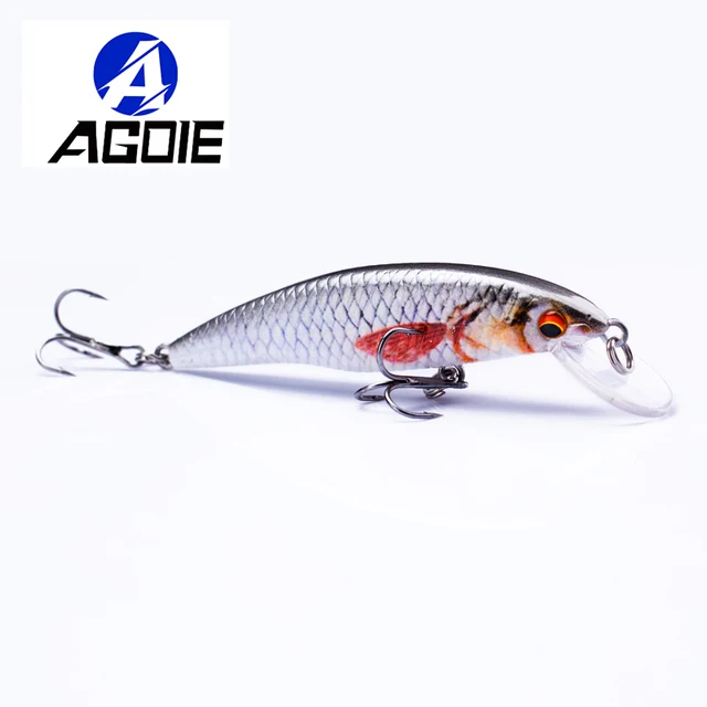Agoie 78mm/7g Minnow Fishing Lure Sztuczny wobler Bionic Hard Crank Bait Swimbait Fish Crankbait Tackle Lures Floating
