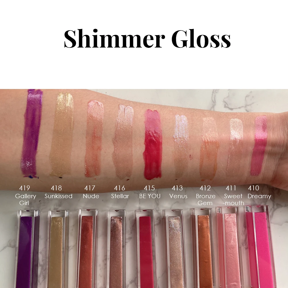 Nude Lip Gloss Private Label Pigment Vegan Makeup Lips Cosmetics Wholesale Drop Shipping Custom Logo  MOQ 30 Pieces Cruelty-free