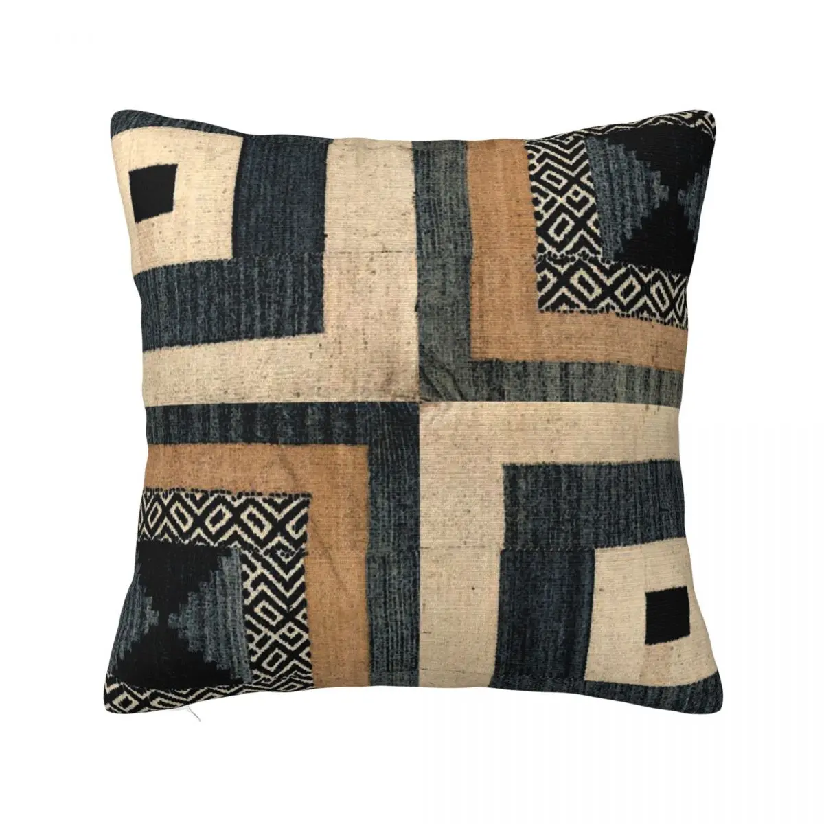 Antique African Textile Pillowcase Printed Fabric Cushion Cover Decorative Ancient Throw Pillow Case Cover Home Zipper 18\