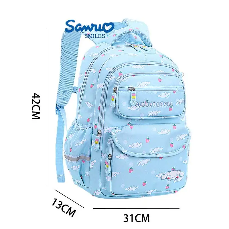 Hello Kitty backpack cute cartoon children\'s school bag small junior highschool girl large capacity load-reducing schoolbackpack