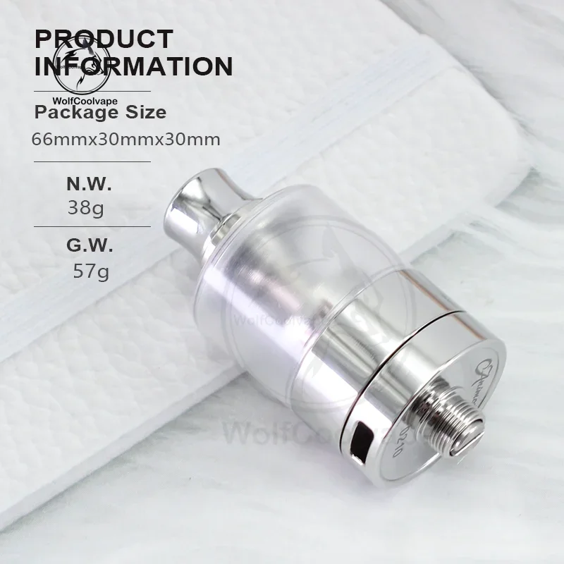 Wolfcoolvape 22mm Bastard V2 RTA Style 3.5ml 316SS 1/1.2/1.5/2/2.5/3 atomizer tank for coils & atomizers - gallery image 6