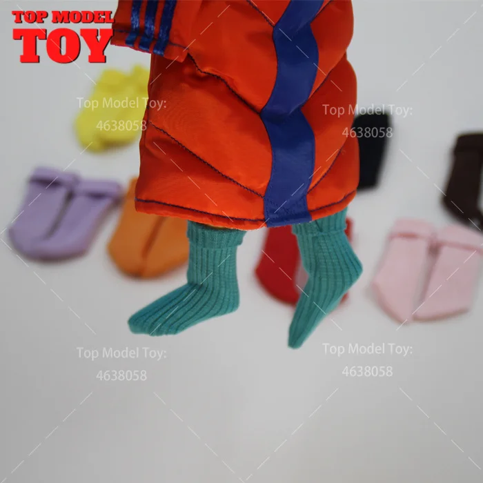 1/6 Scale Knitted Threaded High Elasticity Socks Clothes Accessories Model Fit 12'' Female Soldier Action Figure Body Dolls Toy