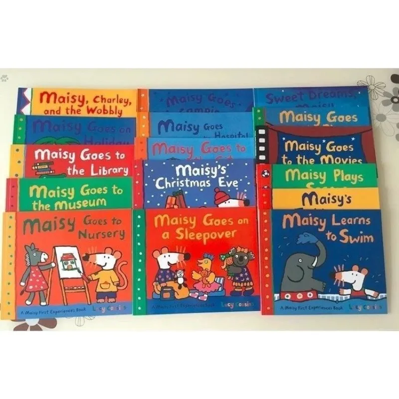 20 Books/Set Maisy Mouse English Picture Children Storybook Kids Games IQ EQ Training Early Education Book Gift