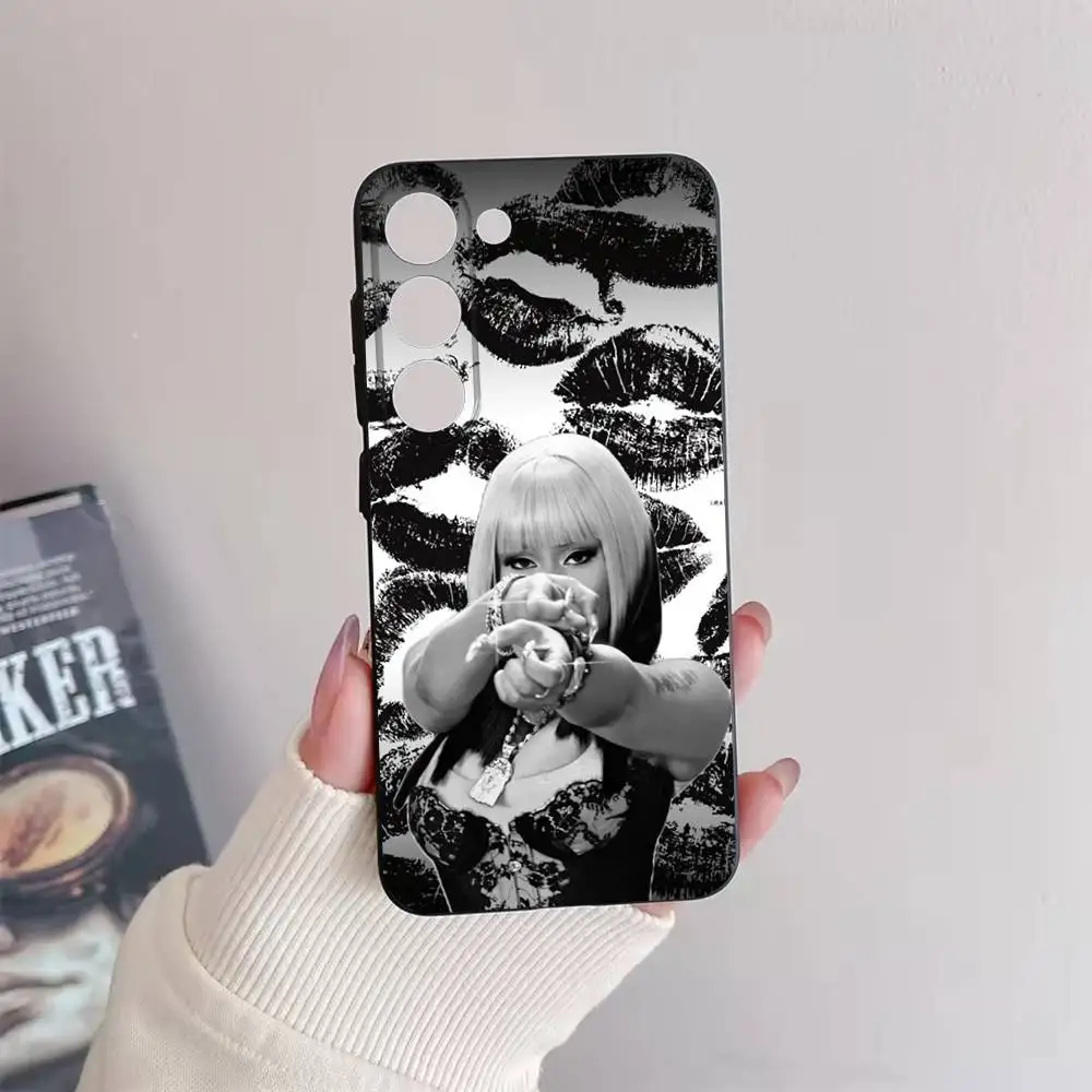 حافظة هاتف Cardi B Am I The Drama لهاتف سامسونج جالاكسي A73,72,51,53,52,71,22,5G,Note,J7,8,9 غطاء أسود ناعم #4