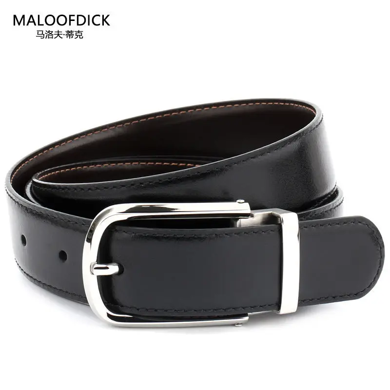 

High-end master design double-sided belt 3.5cm boutique fashion belt