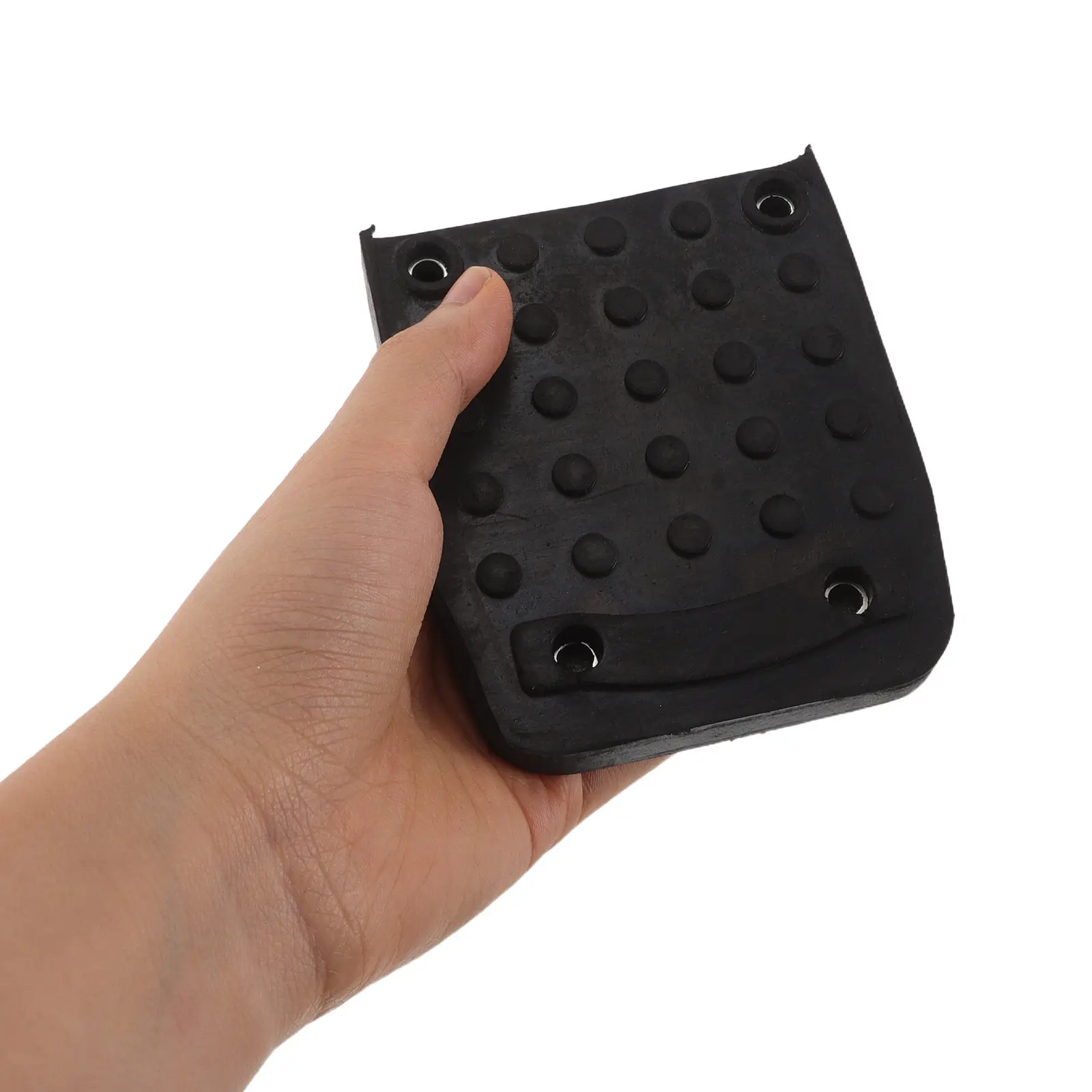 4Pcs Construction Auxiliary Anti-Slip Stilt Sole Replacement Pads Heavy-Duty Rubber Foot Mats Screws Drywall Stilts Plastering