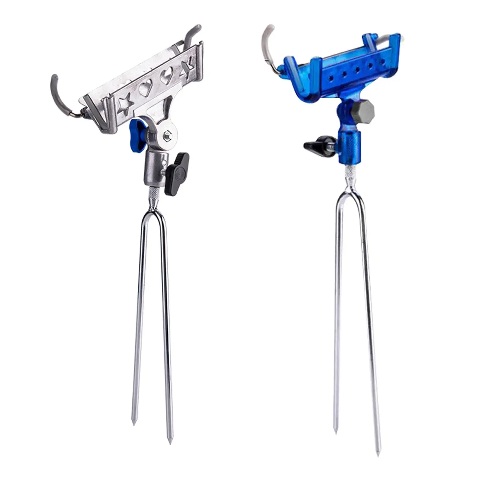 

Degrees Adjustable Automatic Fishing Rod Holder Stand Fish Pole Bracket Accessories Adjustable Sensitivity AntiRust