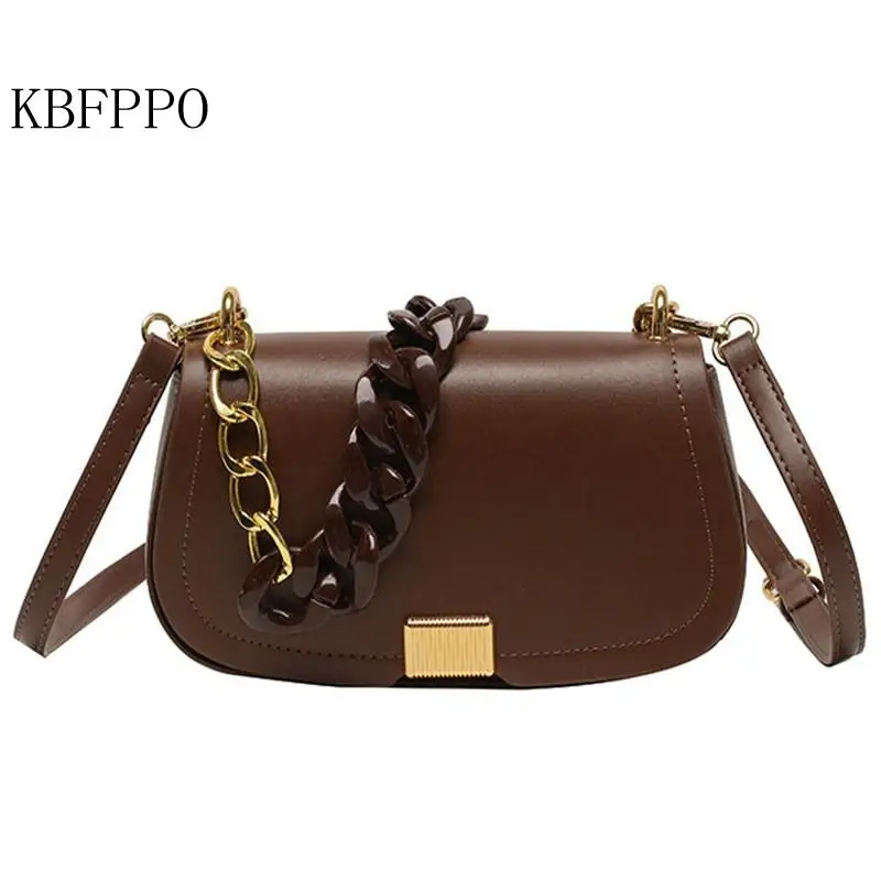 

High Quality Hollow Chain Shoulder Bag Messenger Bag Pu Material Leather Satchel Ladies Small Shopping Shoulder Bag 2023 New