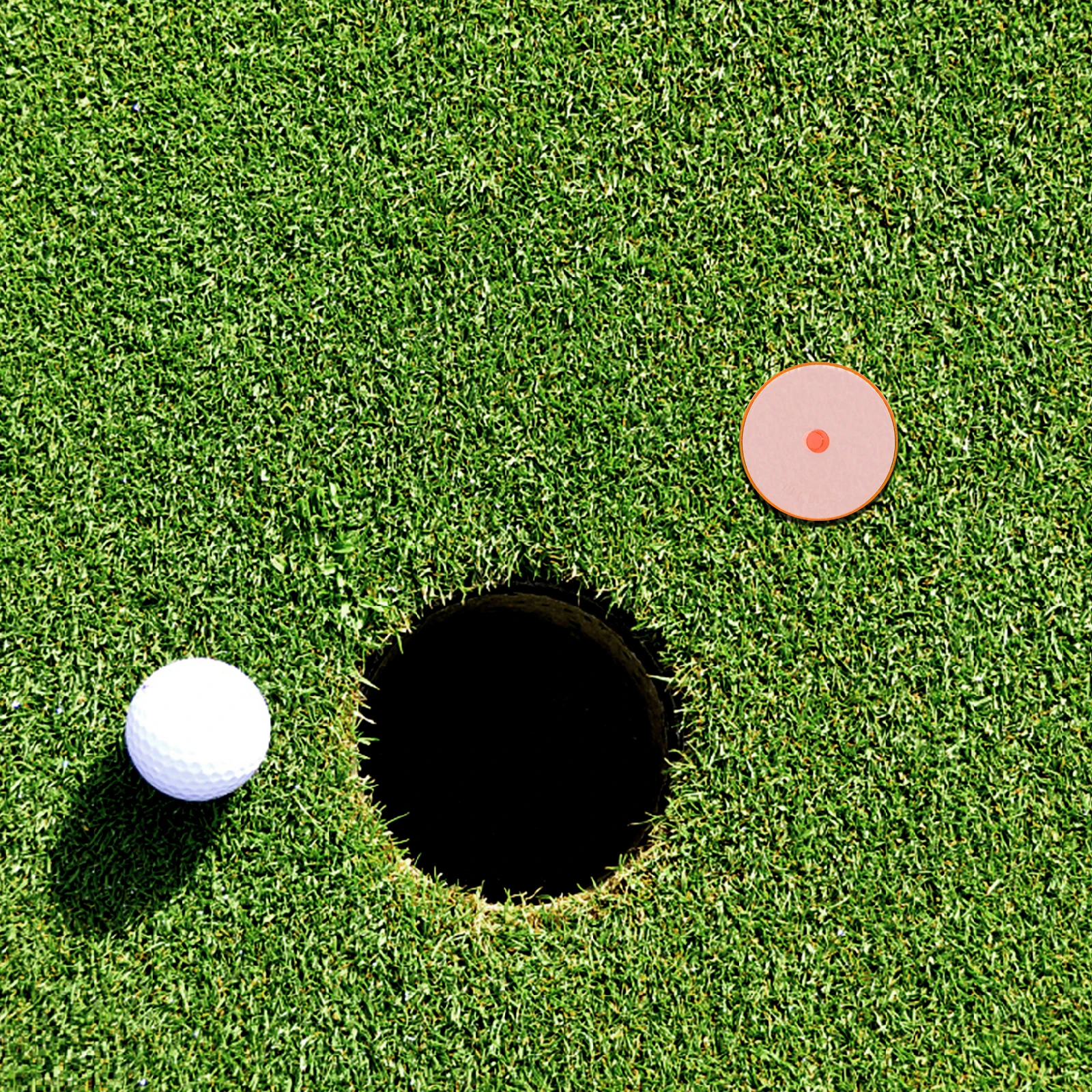 100 قطعة علامات الغولف البلاستيكية أدوات موقف الكرة المستديرة في الهواء الطلق إكسسوارات الغولف علامات محاذاة عالية المتانة