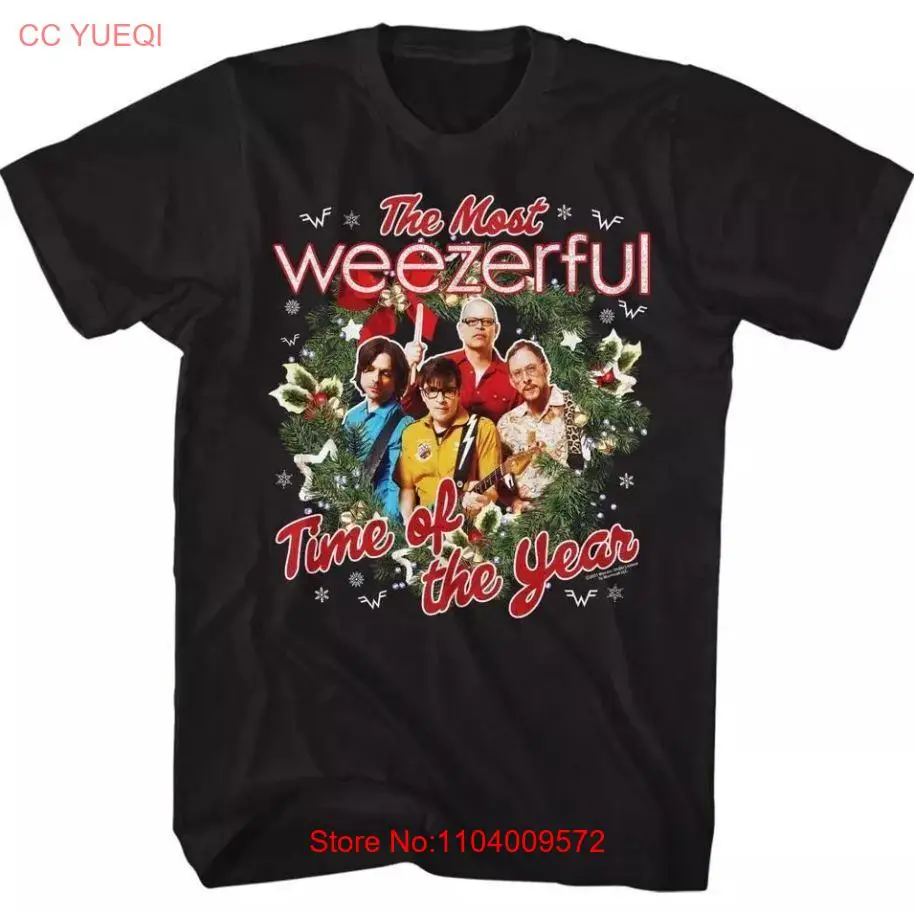 WEEZER WEEZERFUL T-Shirt Time of the Year Christmas Music Tee Size S-3XL