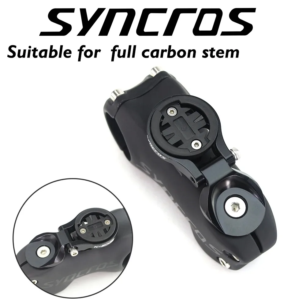 

Syncros-Custom Mountain Bike Integrated Handlebars Computer,60 Degree Swivel,Bicycle Mount Accessories,Cycling Stopwatch,Garmin