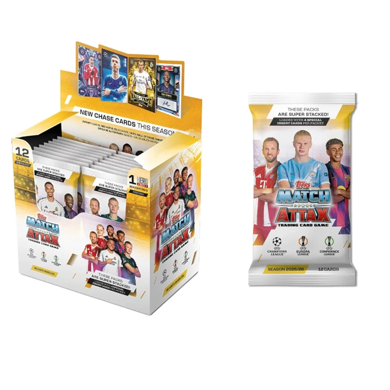 match attax booster box 2019 20 2019/20 Topps Match Attax Booster Box Champions League Soccer Factory Sealed