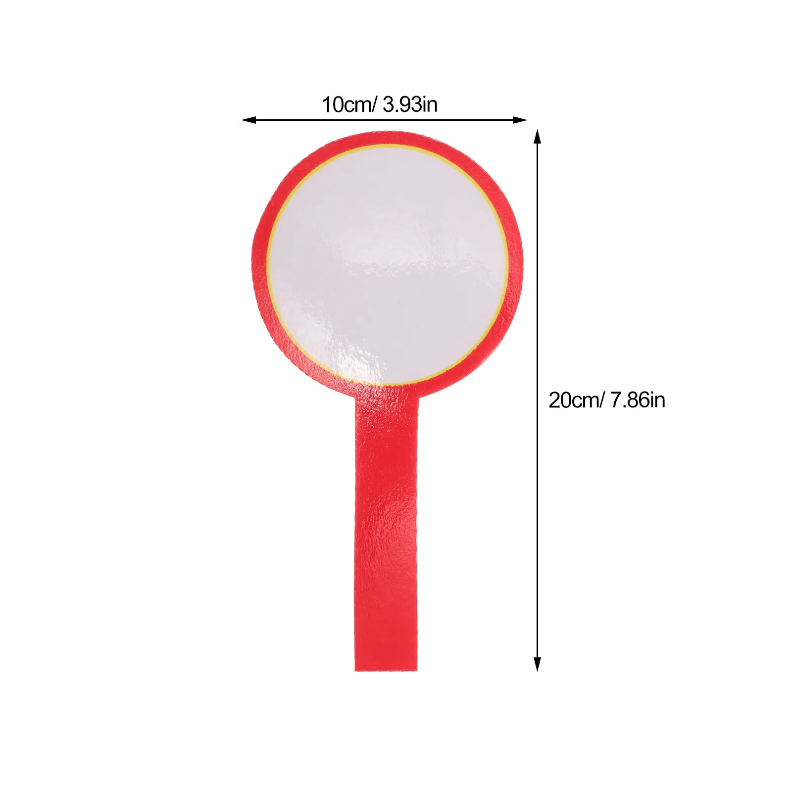 4 Pcs Erasable Blank Scoring Cards Auction Paddles Score Dry Ease Board Answer Red Bidding Student