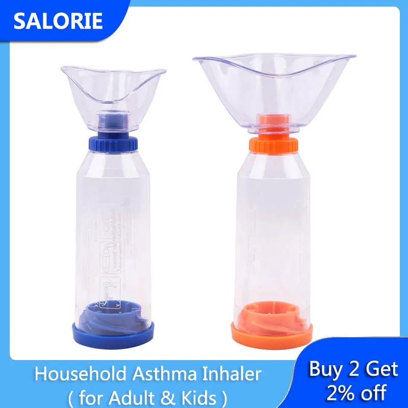 Household Asthma Inhaler Portable Atomizer Nebulizer Nasal Inhaler Suction Spacer for Children Adult Health Kids Care Therapy