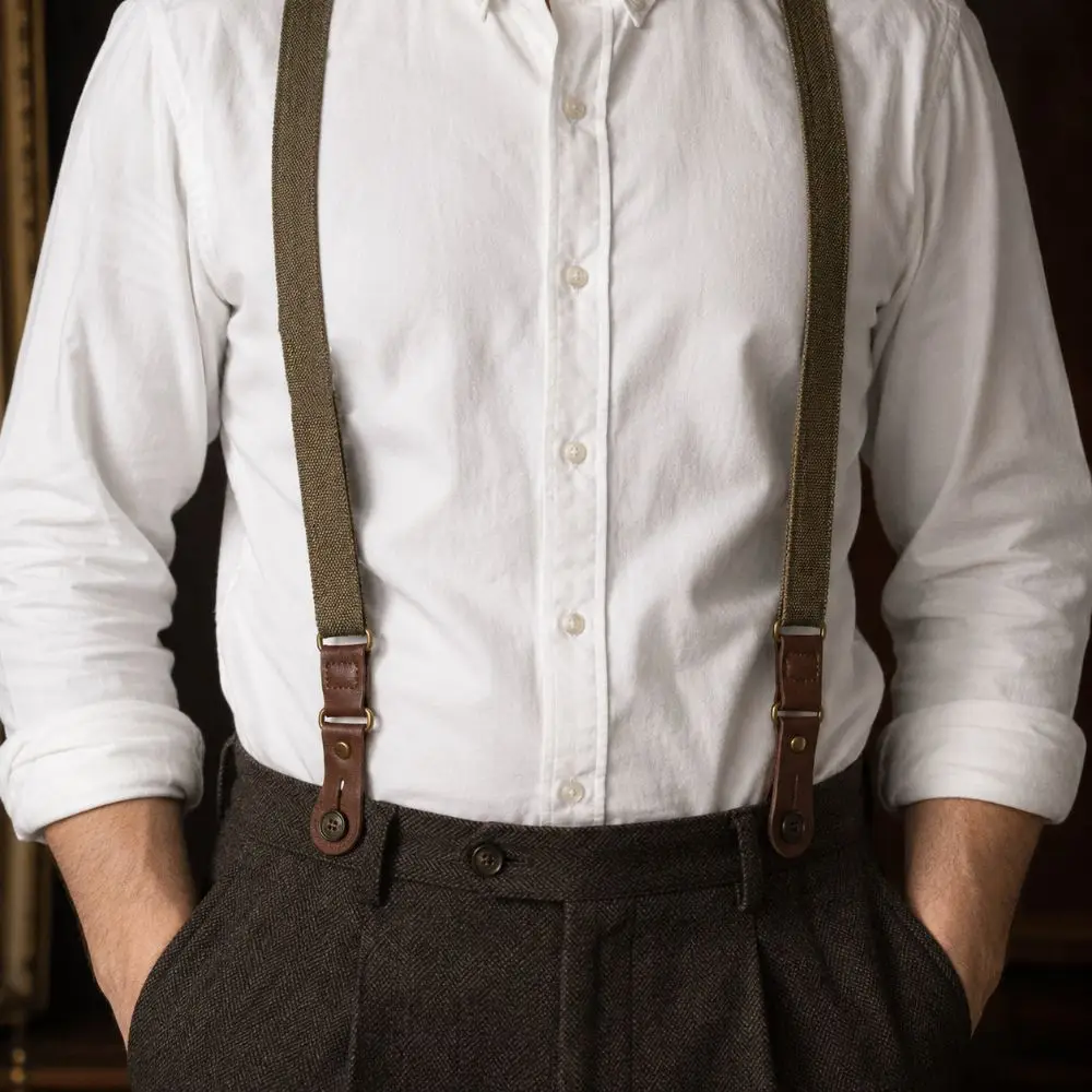 suspensorios-masculinos-de-couro-com-botao-antiderrapantes-estilo-retro-britanico-xadrez-modelo-y-back-comprimento-ajustavel-suspensorios-com-botao-na-ponta