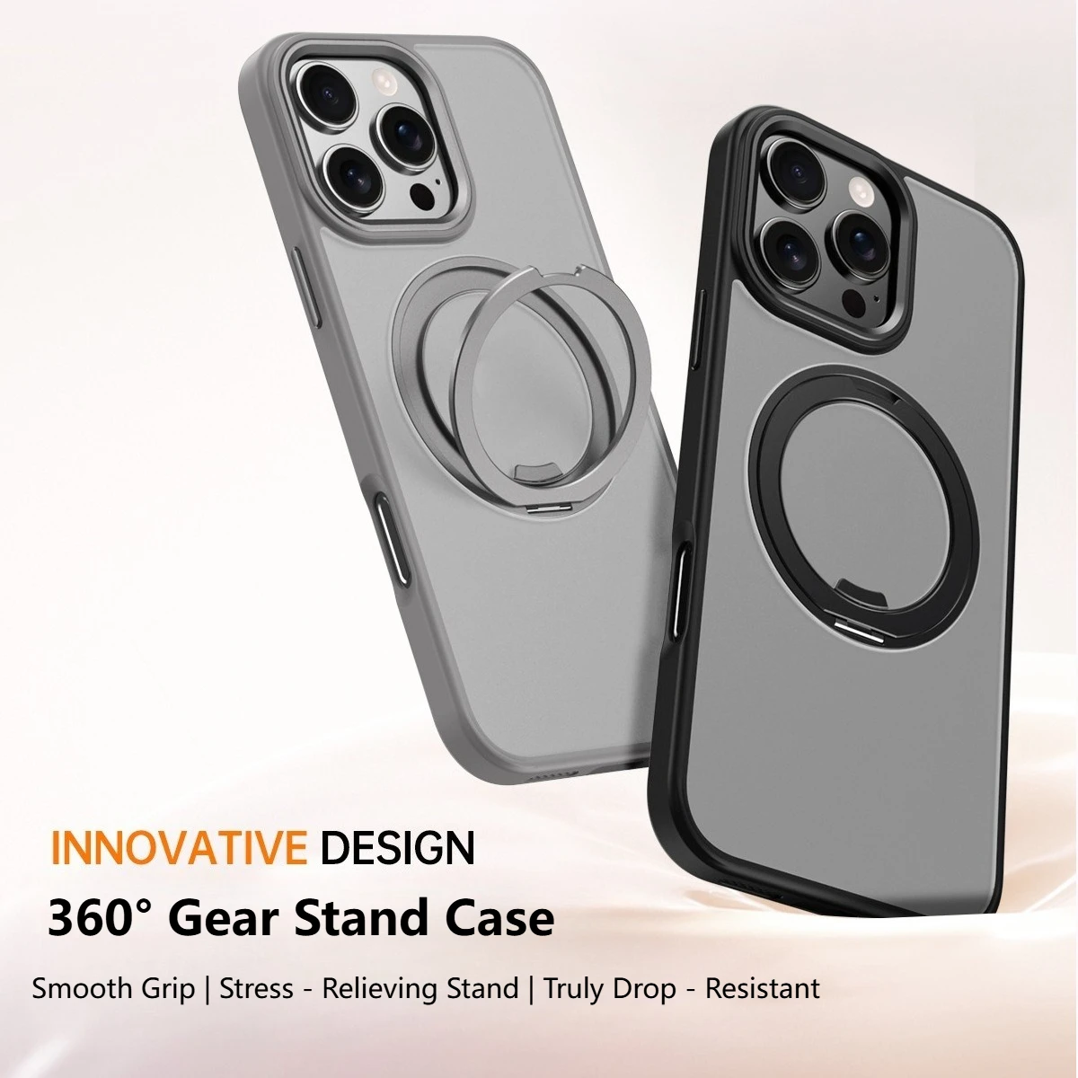 

New Model 360°Rotating Stand Magnetic Phone Case with Pivot Design For iPhone14/15/16 Pro Max Strong Adsorption Protective Cover