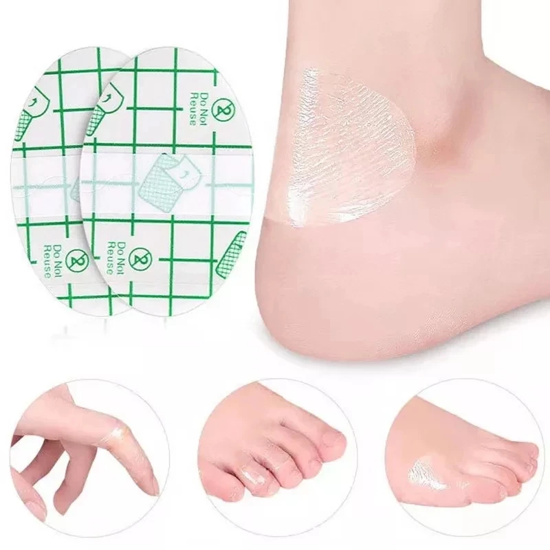 30Pcs Waterproof Invisible Patch Heel Protector Foot Care Sole Sticker Anti Blister Friction Foot Care Tool Portable