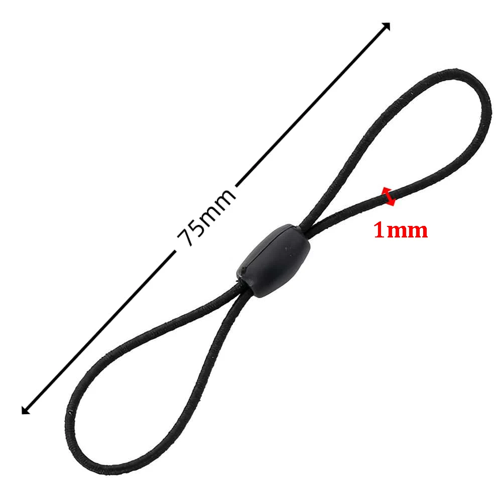 50/100 Stück elastisches Nylon-Schlüsselband für USB-Sticks, Telefone, Schlüsselanhänger, MP4-Player, Ausweise, kleine elektronische Geräte, Anhänger-Seil – Detail 2