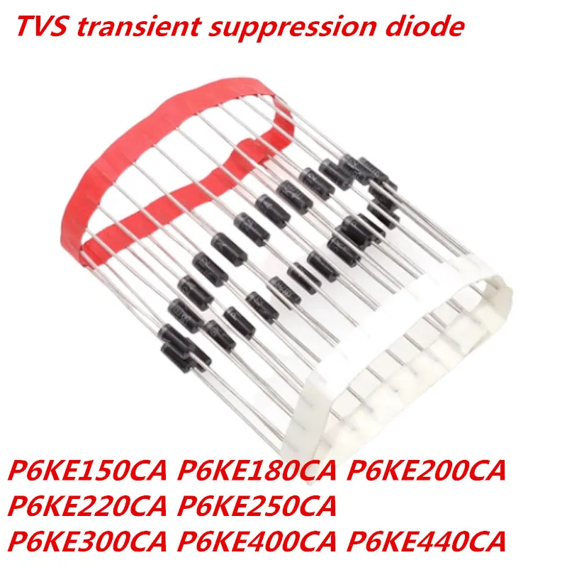 20PC P6KE150CA P6KE180CA P6KE200CA P6KE220CA P6KE250CA P6KE300CA P6KE400CA P6KE440CA 200/300/400 TVS transient suppression diode