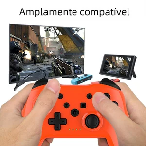 GAMINJA-وحدة تحكم لاسلكية لجهاز Nintendo Switch ، بدون زمن انتقال ، لوحة ألعاب بلوتوث ، عصا تحكم للكمبيوتر الشخصي ، وحدة تحكم في الألعاب ، PS3 ، صندوق تلفزيون أعلى 8 مبيعات IPTV في البرازيل - رقم 7