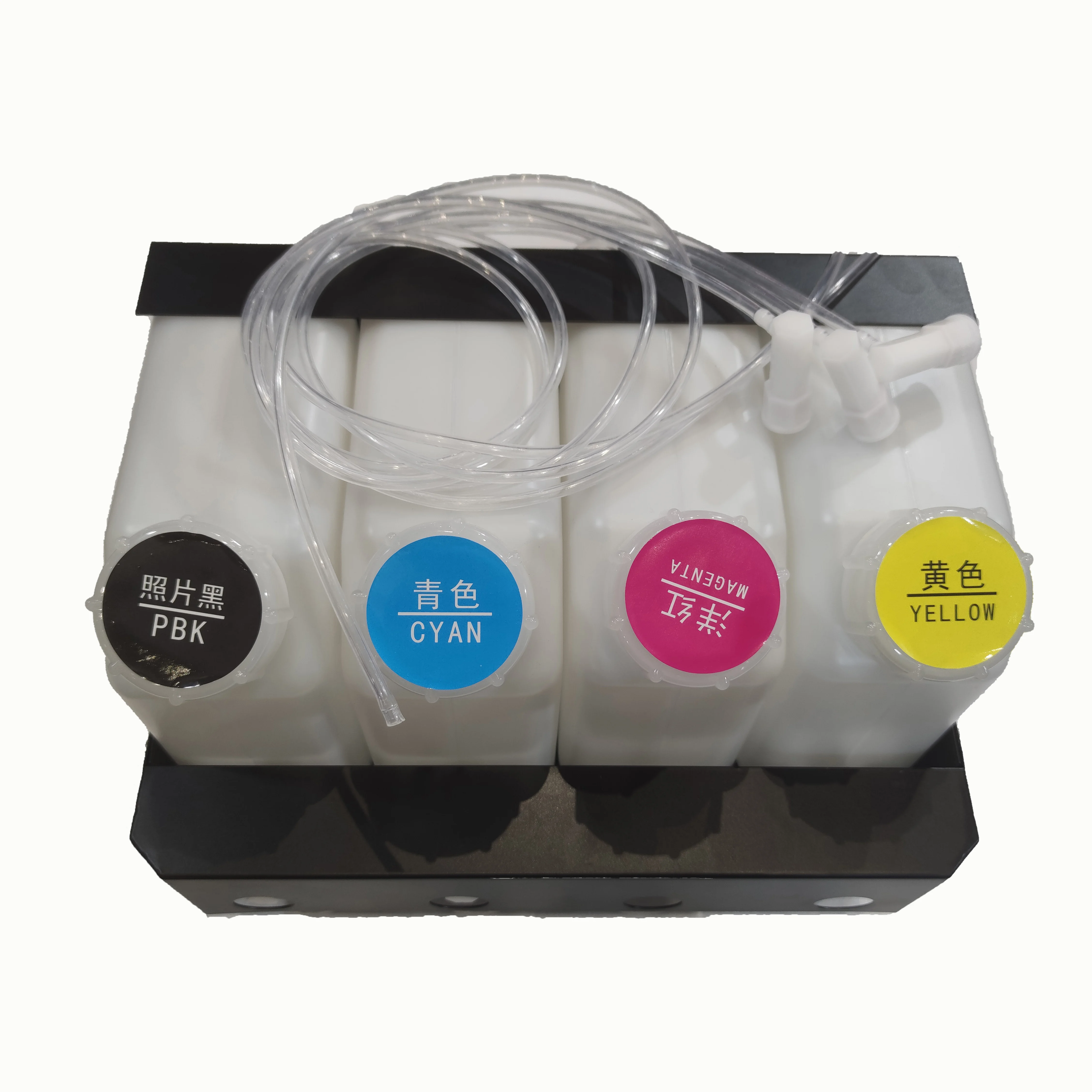 Cartucho de Tinta Preto e Branco 2L 3L 4L para Impressoras Jato de Tinta Mimaki, Epson e Mutoh para Impressora UV de Mesa