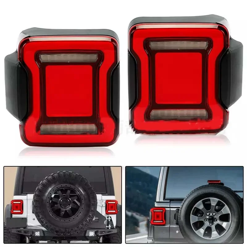 

LED Rear Stop Brake Tail Light For jeep wrangler Jeep JL 2007 2008 2009 2010-2017 Tail Lamp Assembly Reversing Light Brake Lamp