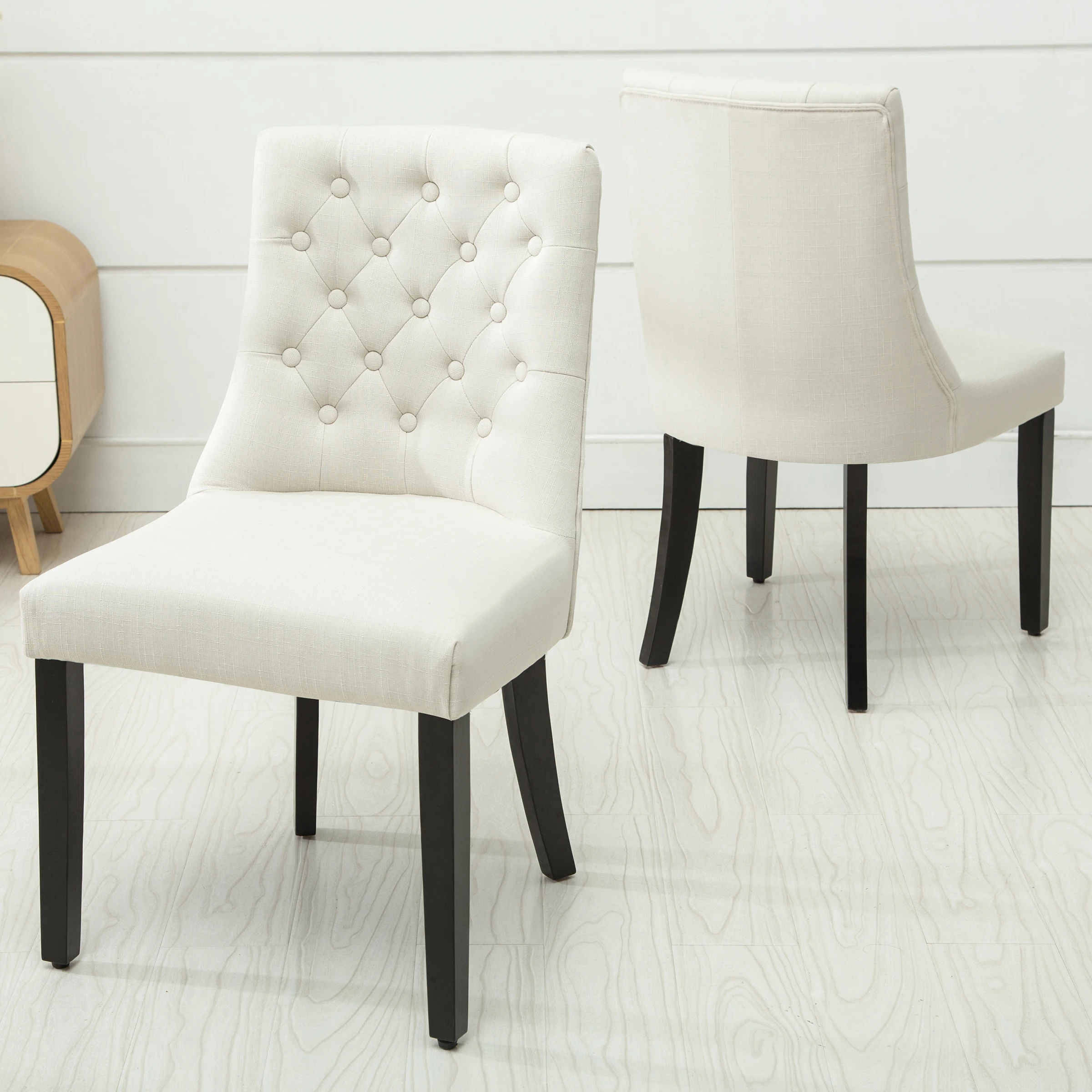 New Style Free Sample Best Price Powder Dining Room Upholstered Side Chair