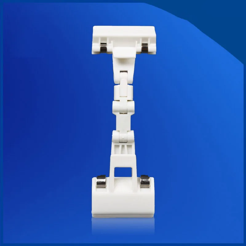 Retail display label clip, double-sided label clip, transparent acrylic price label clip, product sales rotating clip/5 pieces