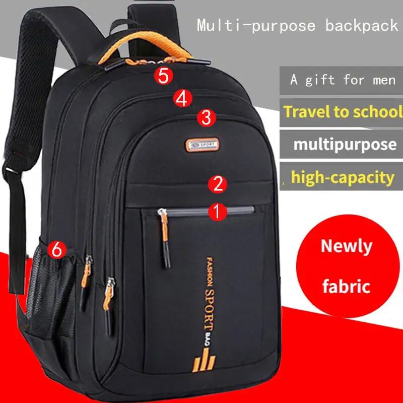 New Ladies' Backpack Female Korean Version Trendy Large Capacity High School Middle School Student Backpack Travel Bag Comput
