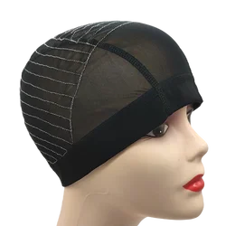 Guideline Map Dome Cap Perruque cheveux humain hair styling tools White line 13X4 Mesh wig u part wig cap Wig making closure