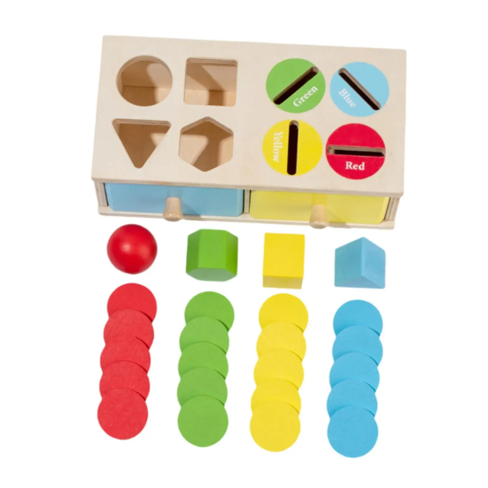 Kids Sorting Box Cognitive Montessori Toy for 2-5 Year Old Toddlers Children