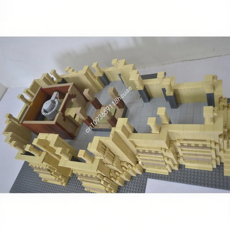 8166 Uds MOC Modular Khajuraho templo India arquitectura bloques de construcción regalo de Navidad exclusivo Kit de proyecto DIY Ideal para adultos