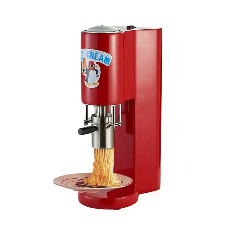 

Automatic Italy Soft Ice Cream Machine Pasta Noodle Shape Dessert Maker Gelato Equipment for Soft Food Processing Machinery