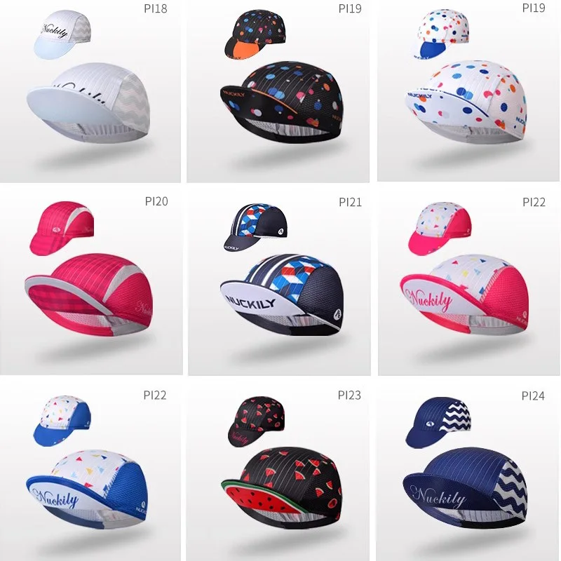 

NUCKILY Cycling Cap Quick-Dry Sweat Wicking Sun Protection Breathable Lightweight Adjustable Bike Running Outdoor Sports Hat