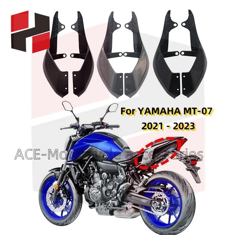 

Tail fairing Rear Left and Right Side Fairing Panel Cowl For YAMAHA MT07 MT-07 2021 2022 2023 FZ-07 FZ07 2021 2022 2023