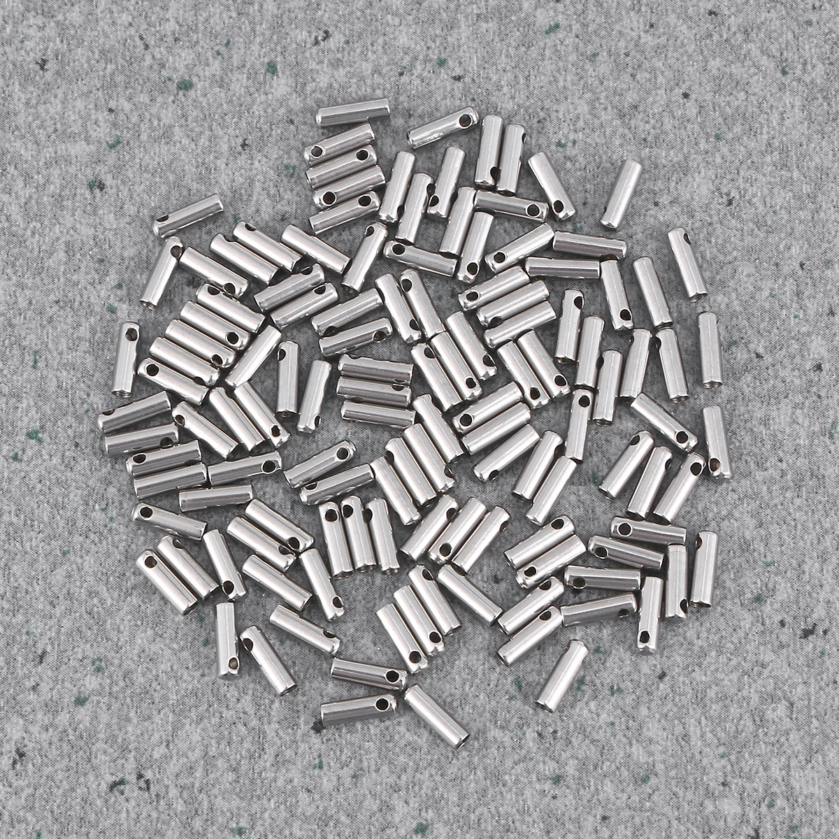 100Pcs Durable Stainless Steel Snake Head Chain Connectors Jewelry Making Cord Ends End Caps Terminators for Bracelets