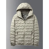 Winter White Down Jacket Men Graphene Self-heating Windproof Pleated Hooded Puffer Jackets Casual Warm Down Coats Male Clothing 3