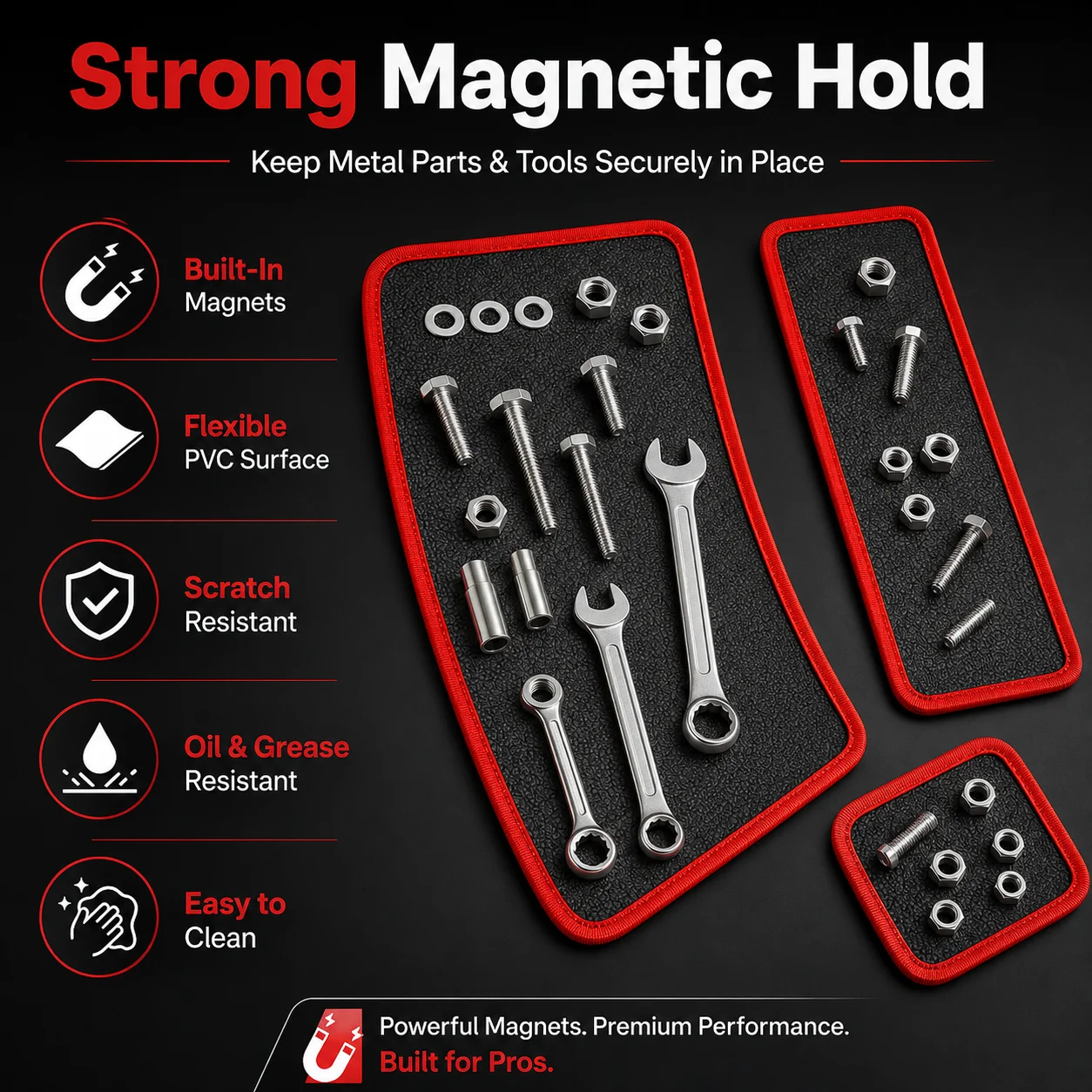 3-częściowy elastyczny magnety – Magnetic Parts Tray recenzja i cena