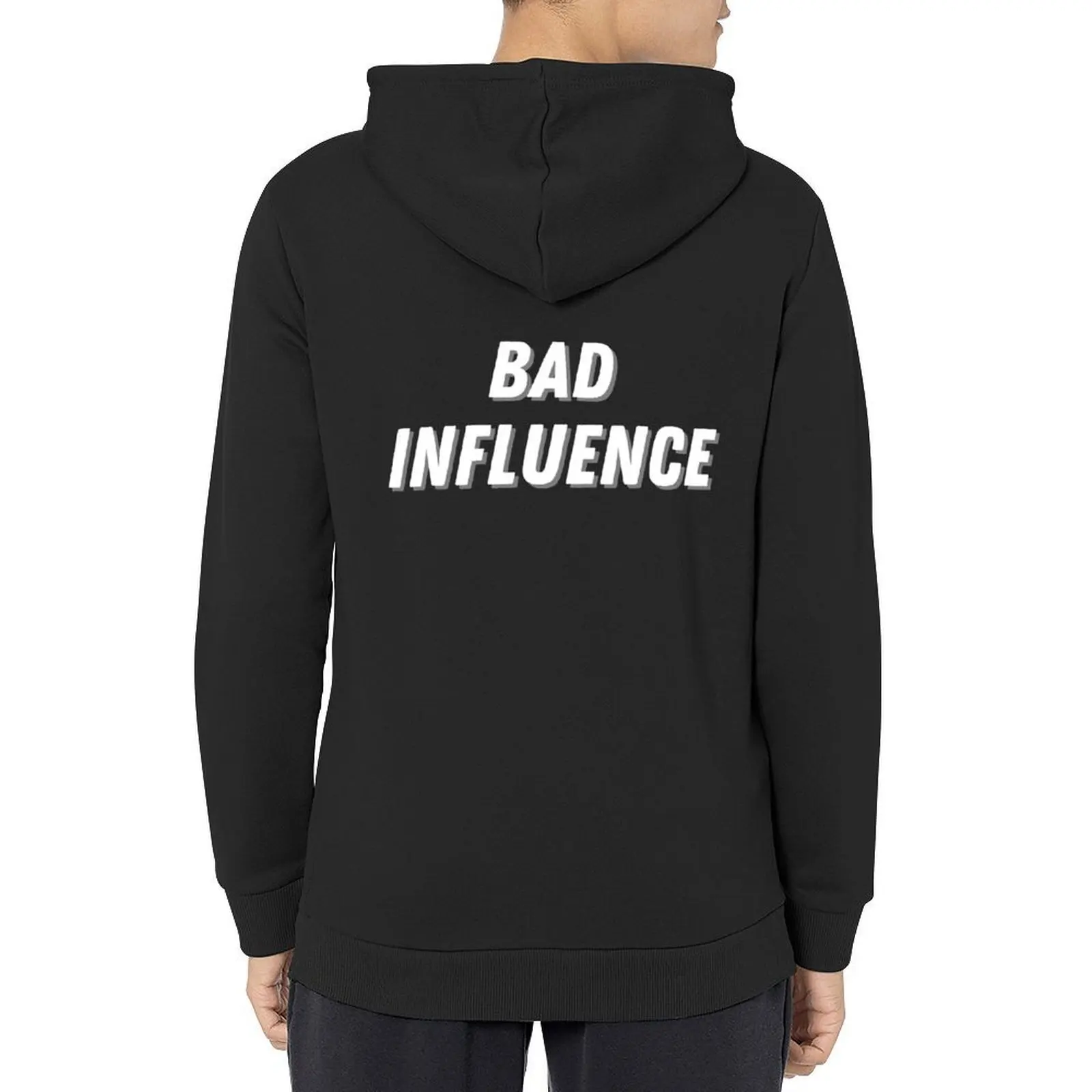 

Bad Influence Hoodie korean style clothes autumn jacket men graphic t shirts men men's coat hoodie oversize