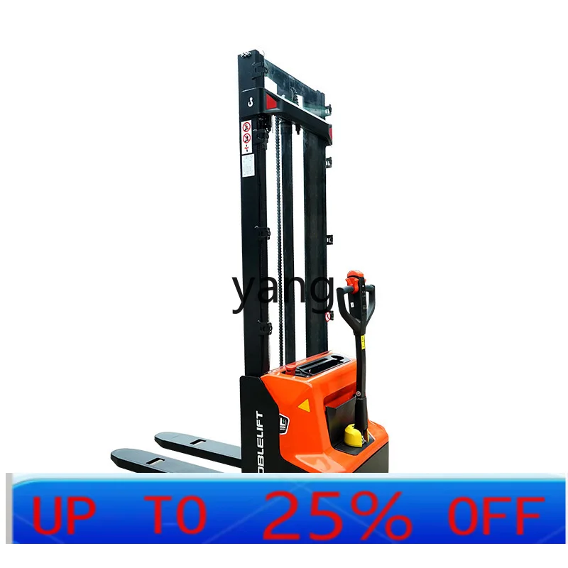 LTT all-electric stacker station driving type battery lift truck hydraulic lift small forklift truck