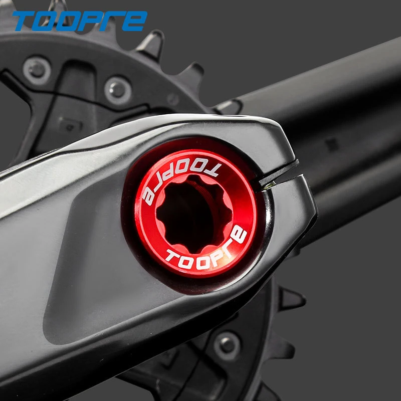 TOOPRE Mountain Bike Aluminum Alloy Screw MTB Integrated Chainwheel Torx Crank Cover M20 Bolt For XT/XTR/SLX/DEORE