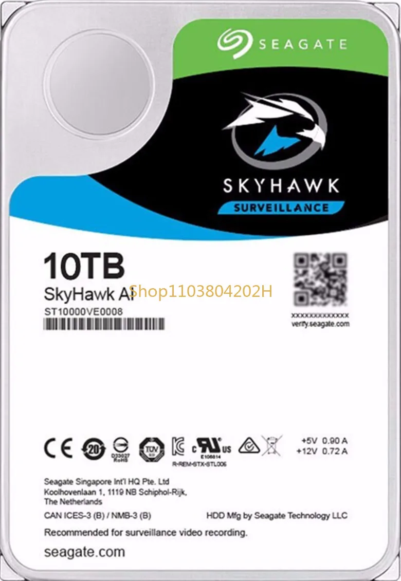 8TB enterprise level hard drive, 8T monitoring disk recording NAS array, 8T super large storage mechanical Haihuakang hard drive